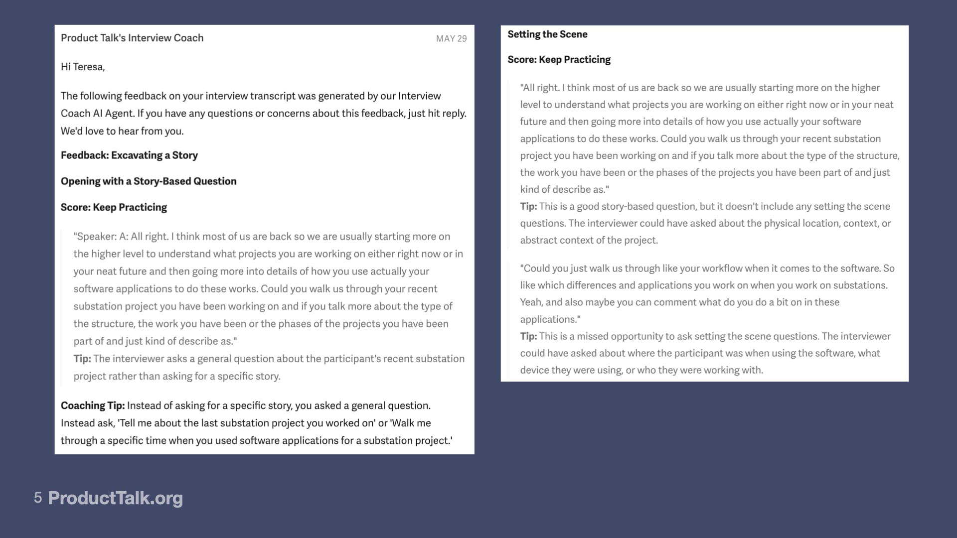 How I Designed & Implemented Evals for Product Talk’s Interview Coach