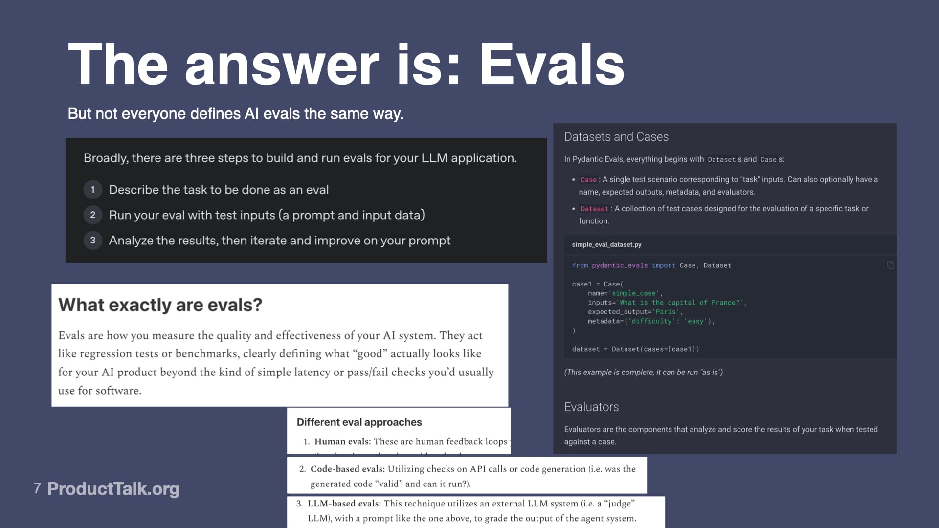 How I Designed & Implemented Evals for Product Talk’s Interview Coach