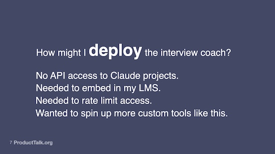 Behind the Scenes: Building the Product Talk Interview Coach