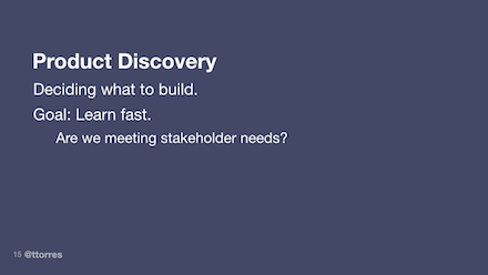 Are we meeting stakeholder needs?