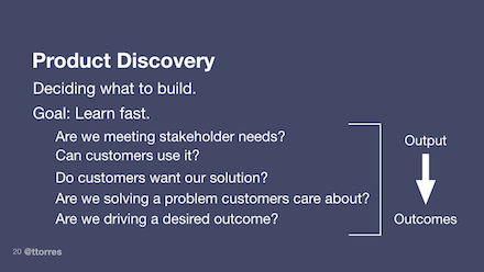 Throughout this progression, we see a shift from a focus on output to a focus on outcomes.