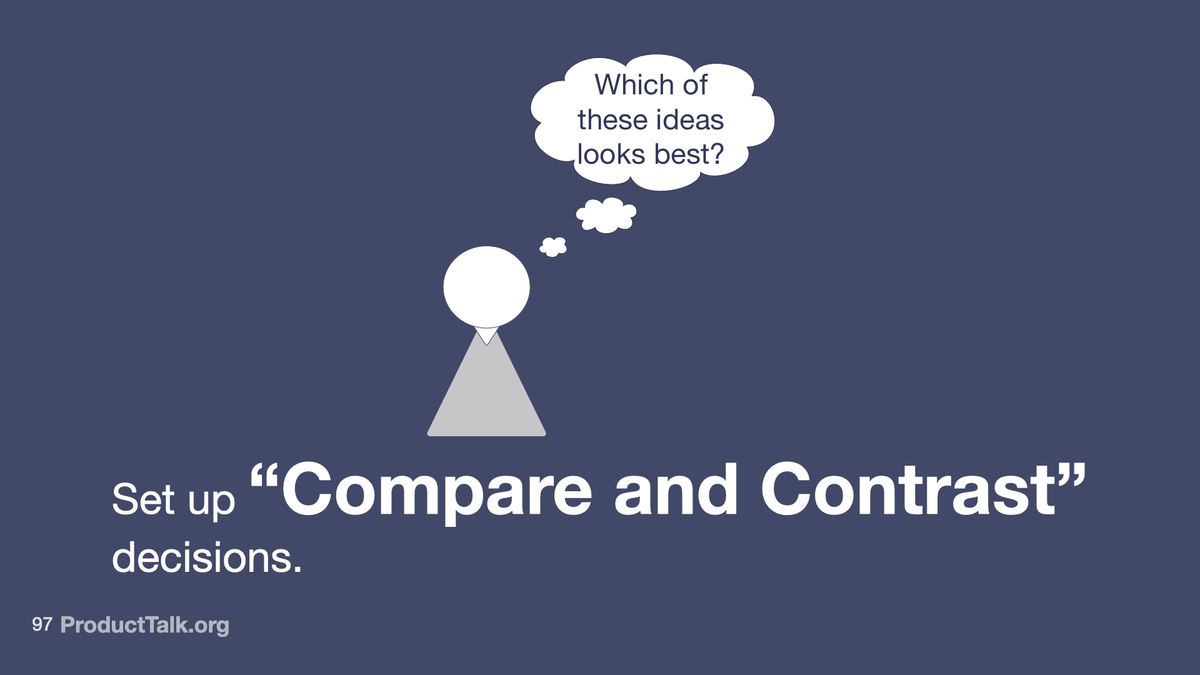 Compare and Contrast Decisions