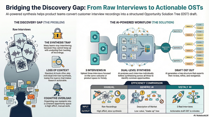 Bridging the Discovery Gap: From Raw Interviews to Actionable OSTs