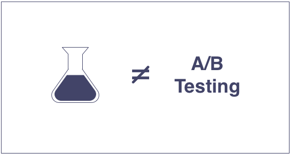 experiment not equal abtesting