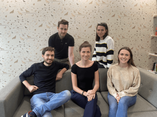 The members of the Simply Business product team